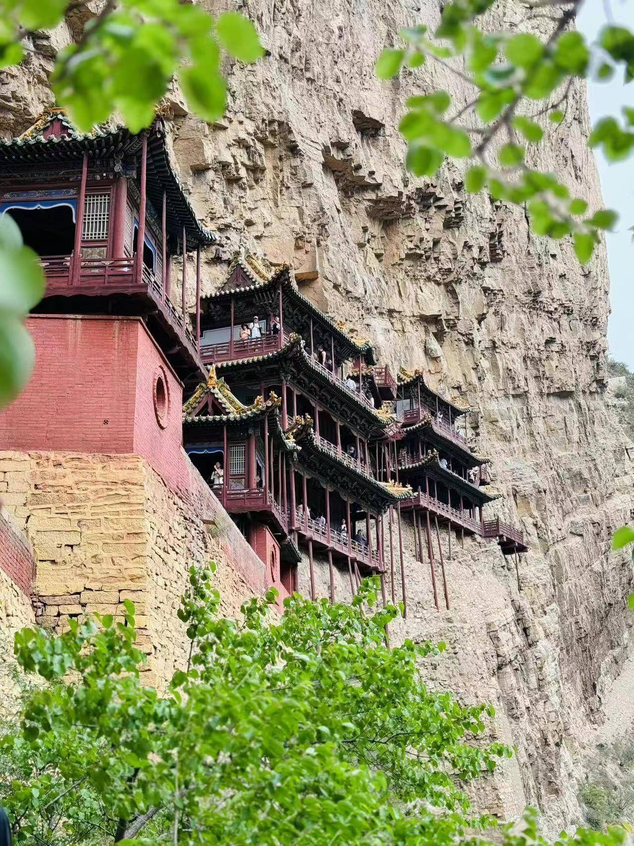 古韵山西,古装演员与山水画卷的交融